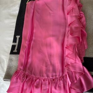 Pink  Satin long pareo